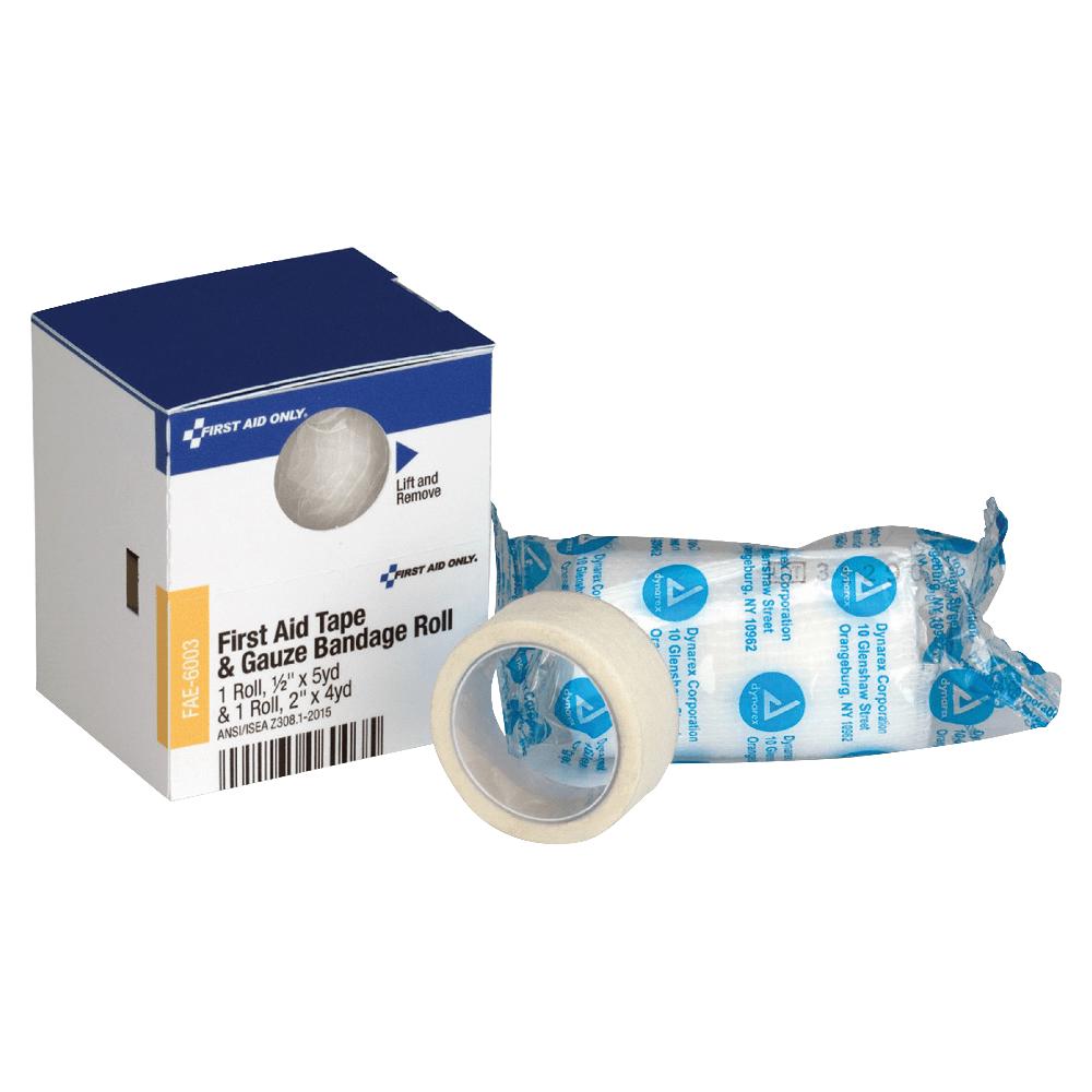 Smartcompliance First Aid Tape/gauze Roll Combo, 0.5
